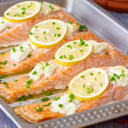 Oven-Baked Salmon Fillet